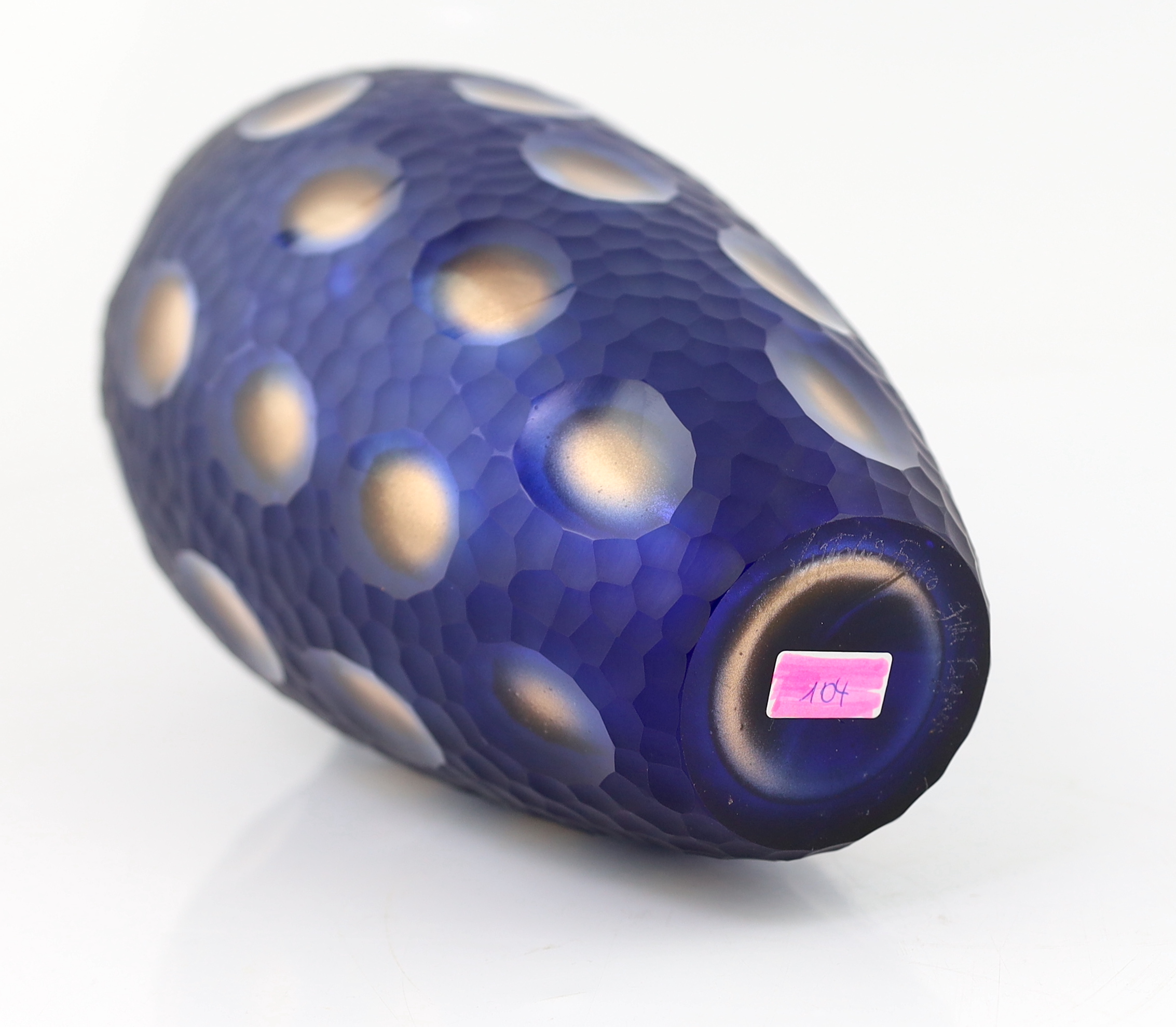 Vittorio Ferro (1932-2012) for Fratelli Pagnin, a Murano glass Murrine vase